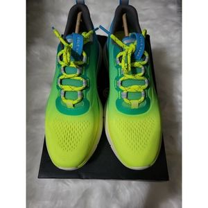 Cole Haan Mens Zerogrand Journey Sz 10 Sneaker Cyan Blue/Lime Green NEW IN BOX